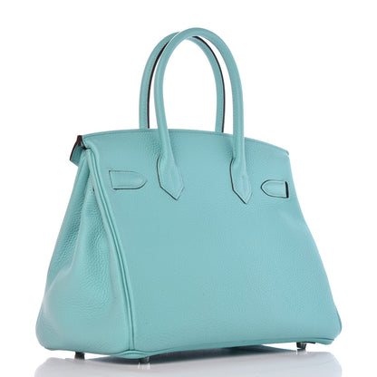 Hermes Togo Birkin 30 Bleu Atoll 3 of 30