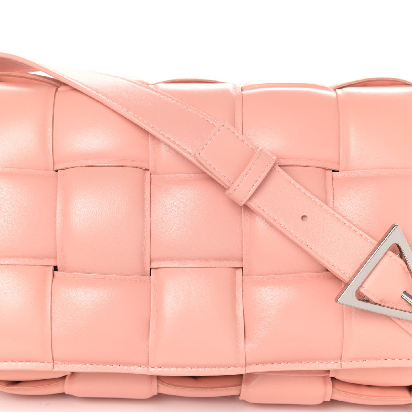 Paper Calfskin Maxi Intreccio Padded Cassette Crossbody Bag