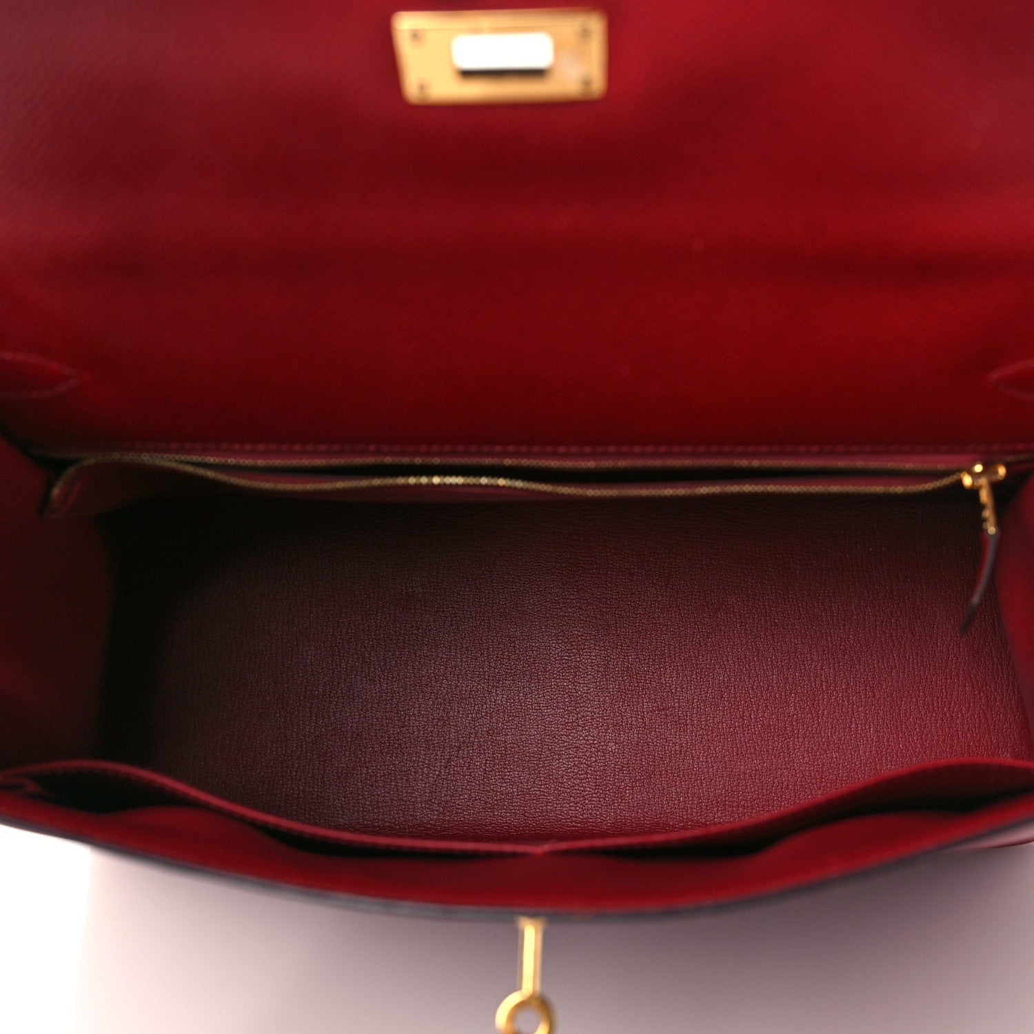 Hermes Epsom Kelly Sellier 35 Rouge Grenat 5 of 13
