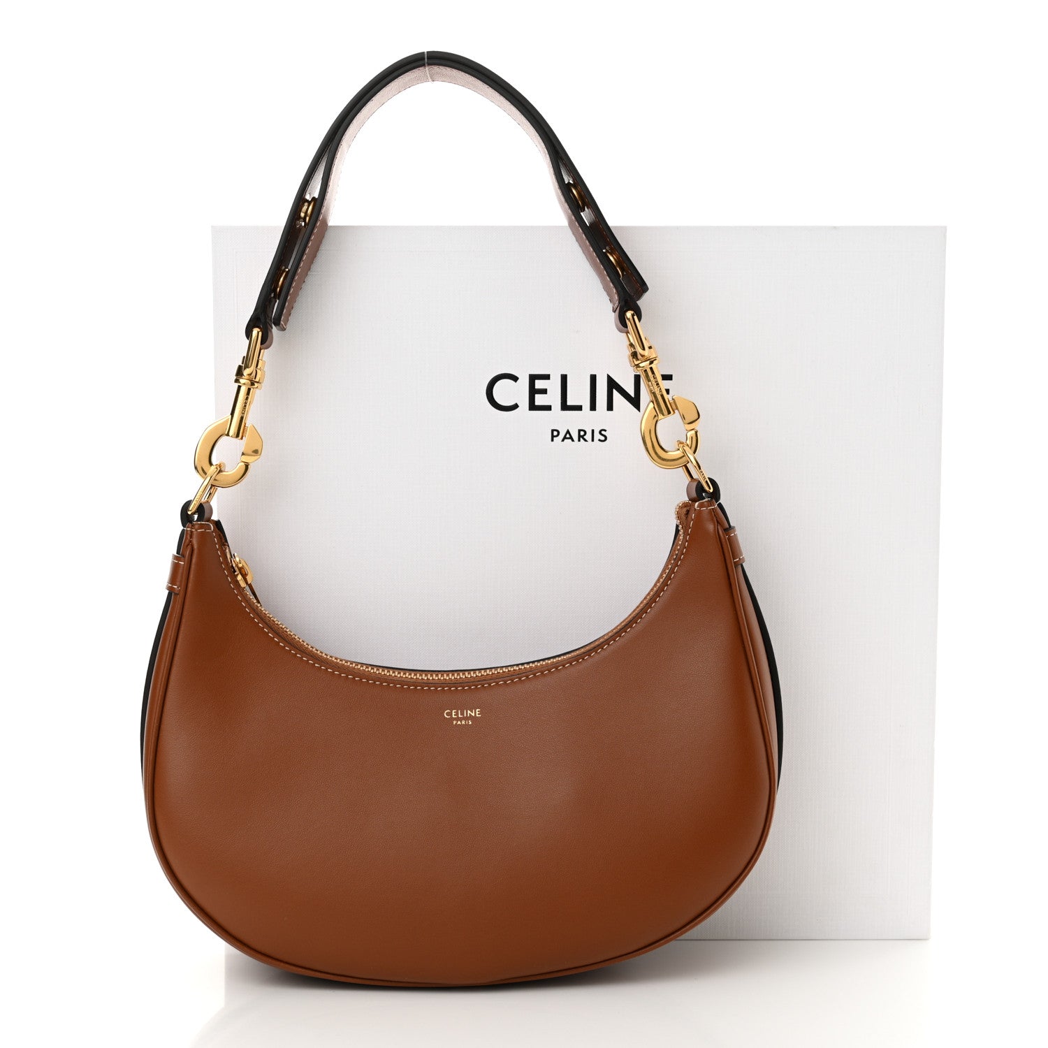 Celine Smooth Calfskin Medium Strap Ava Shoulder Bag Tan 11 of 11