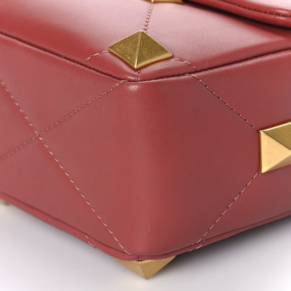 Valentino Garavani Nappa Medium Roman Stud Shoulder Bag Gingerbread 8 of 8