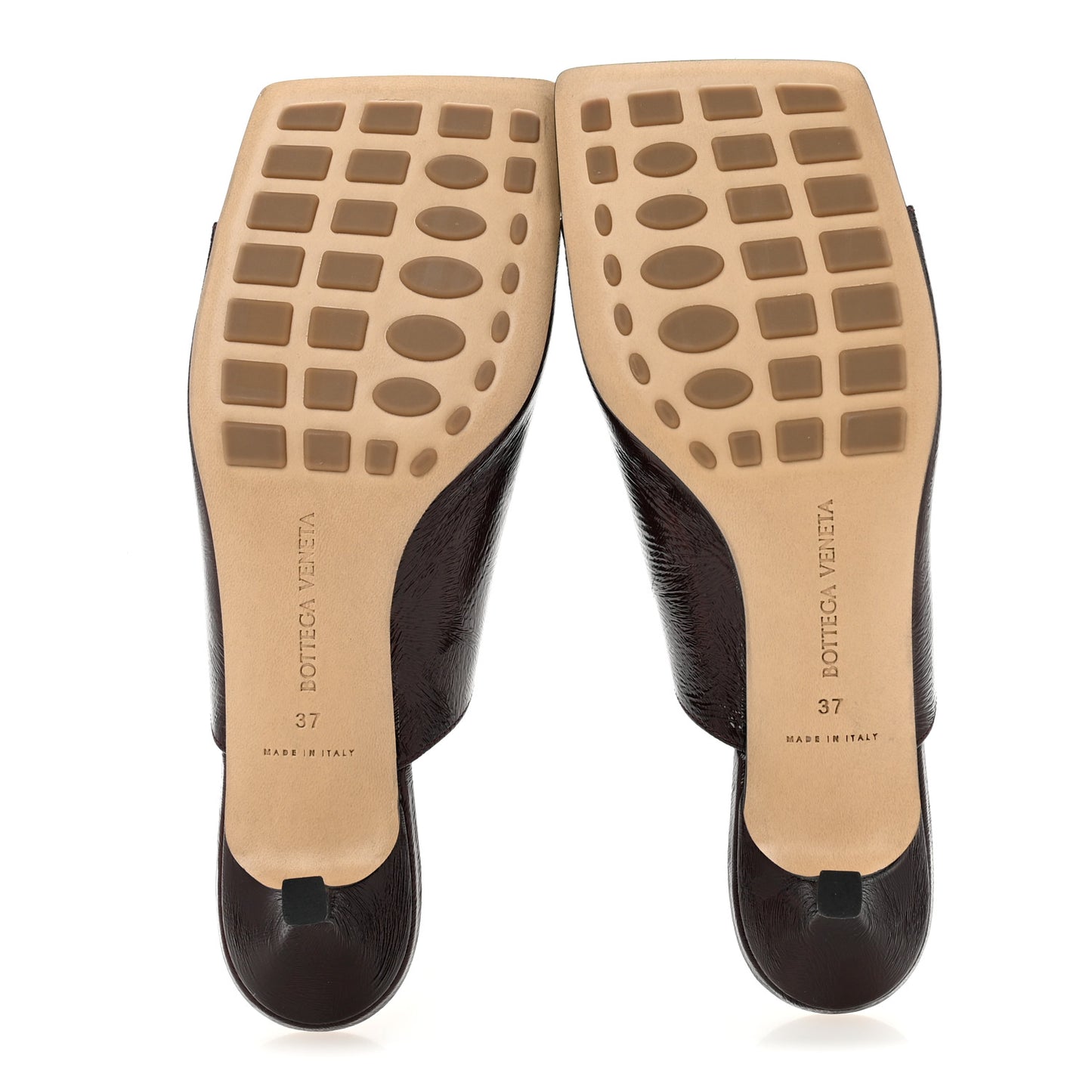 Lambskin Stretch Lounge Sandals 37 Wine