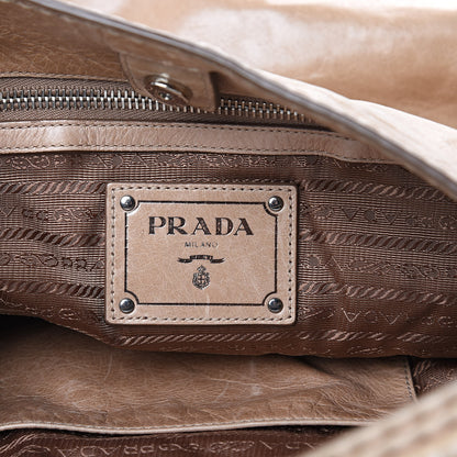 Prada Vitello Shine Hobo Cammeo 6 of 15
