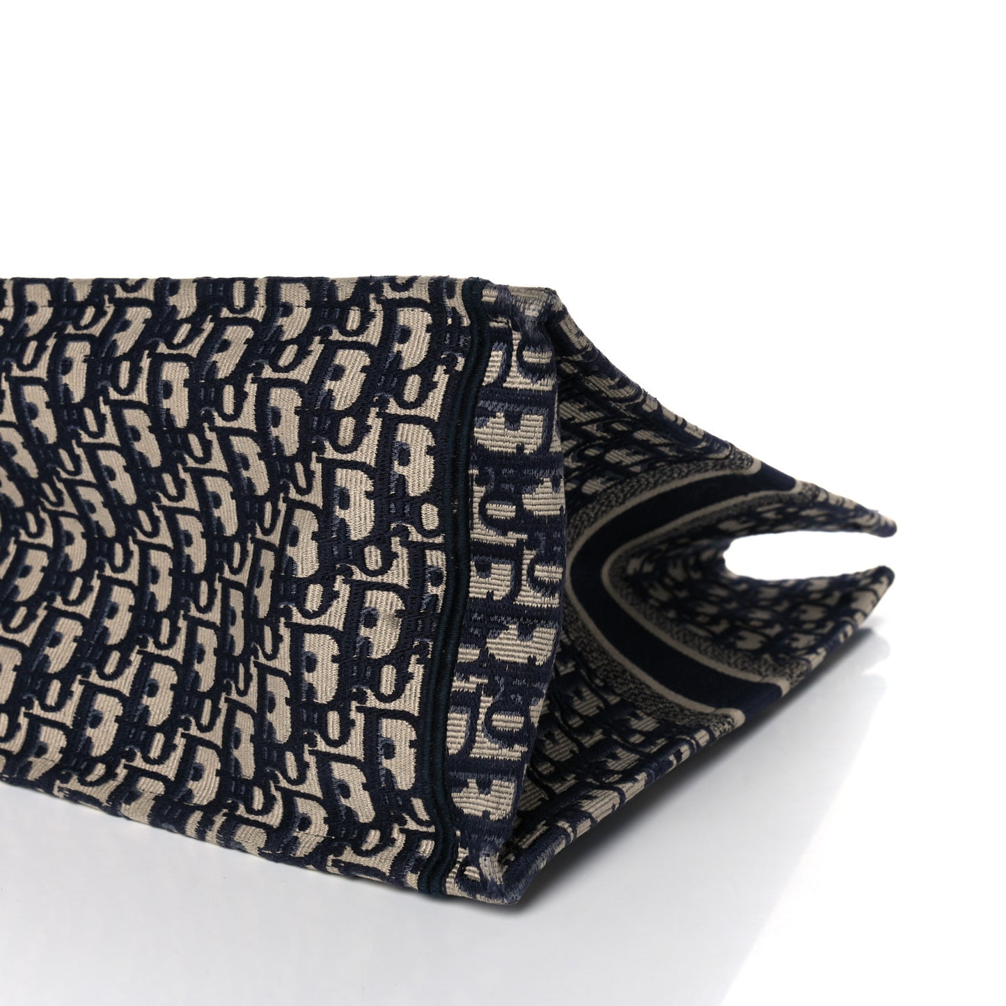 Oblique Book Tote Blue Multicolor