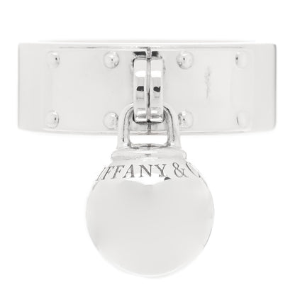 Tiffany Sterling Silver HardWear Ball Dangle Ring 49 5 1 of 4