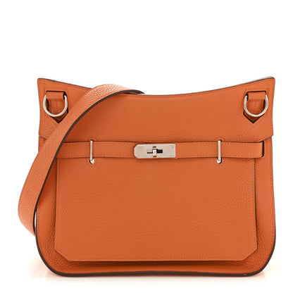 Hermes Taurillon Clemence Jypsiere 28 Orange 1 of 14