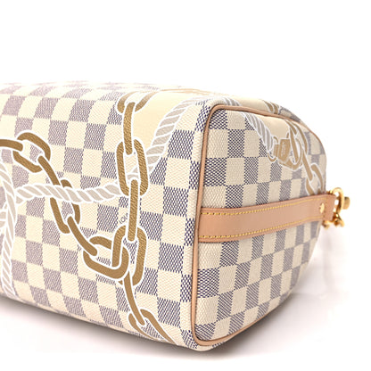 Louis Vuitton Damier Azur Nautical Speedy Bandouliere 25 9 of 9