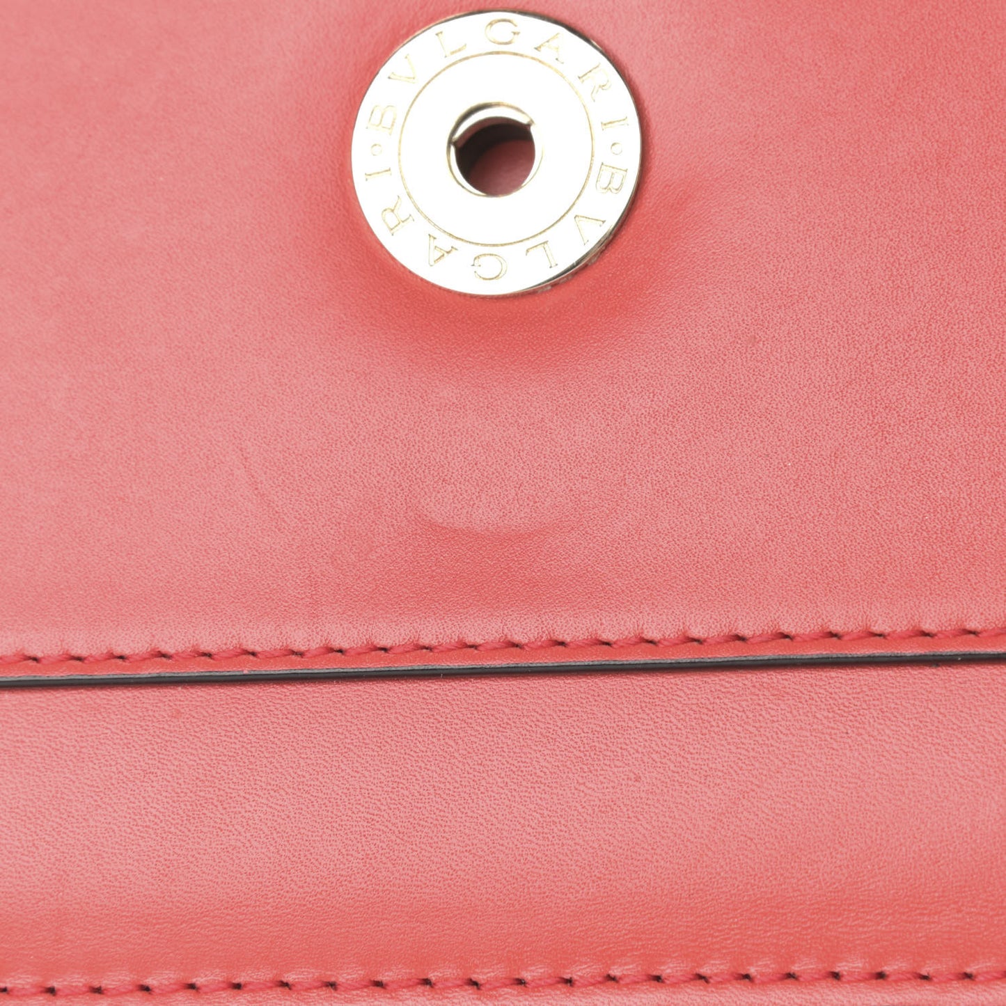 Calfskin Serpenti Forever Shoulder Bag Coral
