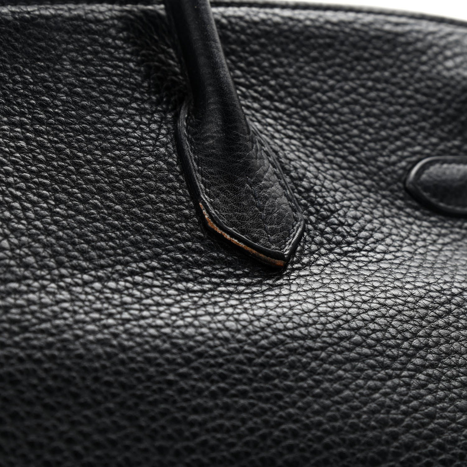 Hermes Taurillon Clemence Birkin 35 Black 13 of 15
