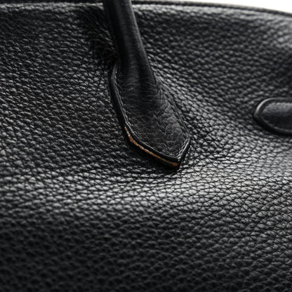 Hermes Taurillon Clemence Birkin 35 Black 13 of 15