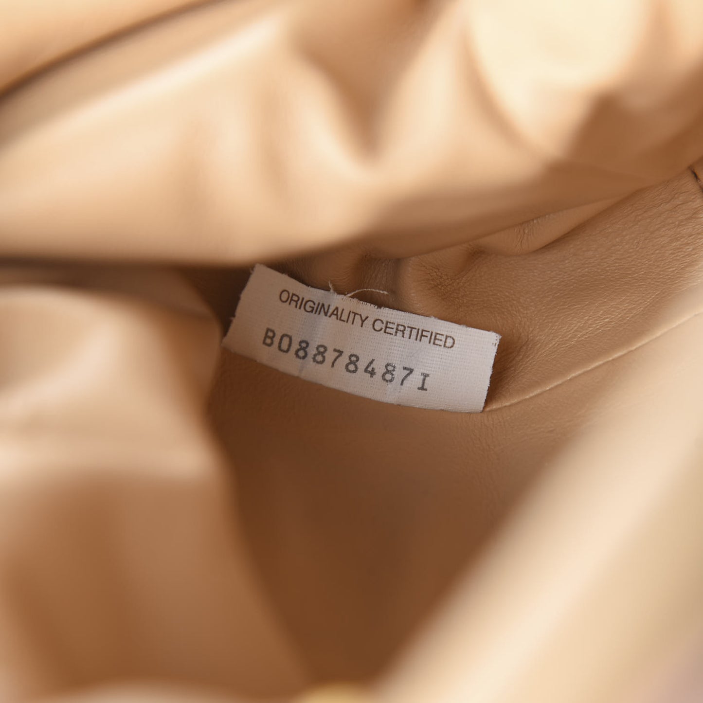 Butter Calfskin The Mini Pouch Almond