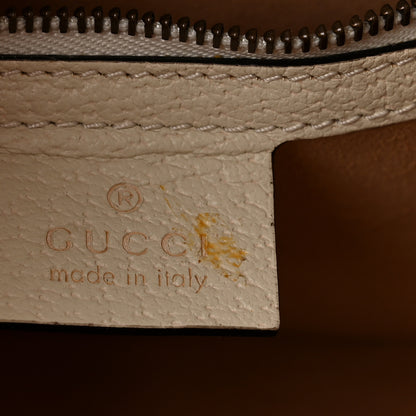 Gucci GG Supreme Monogram Small Queen Margaret Top Handle Bag White 5 of 9