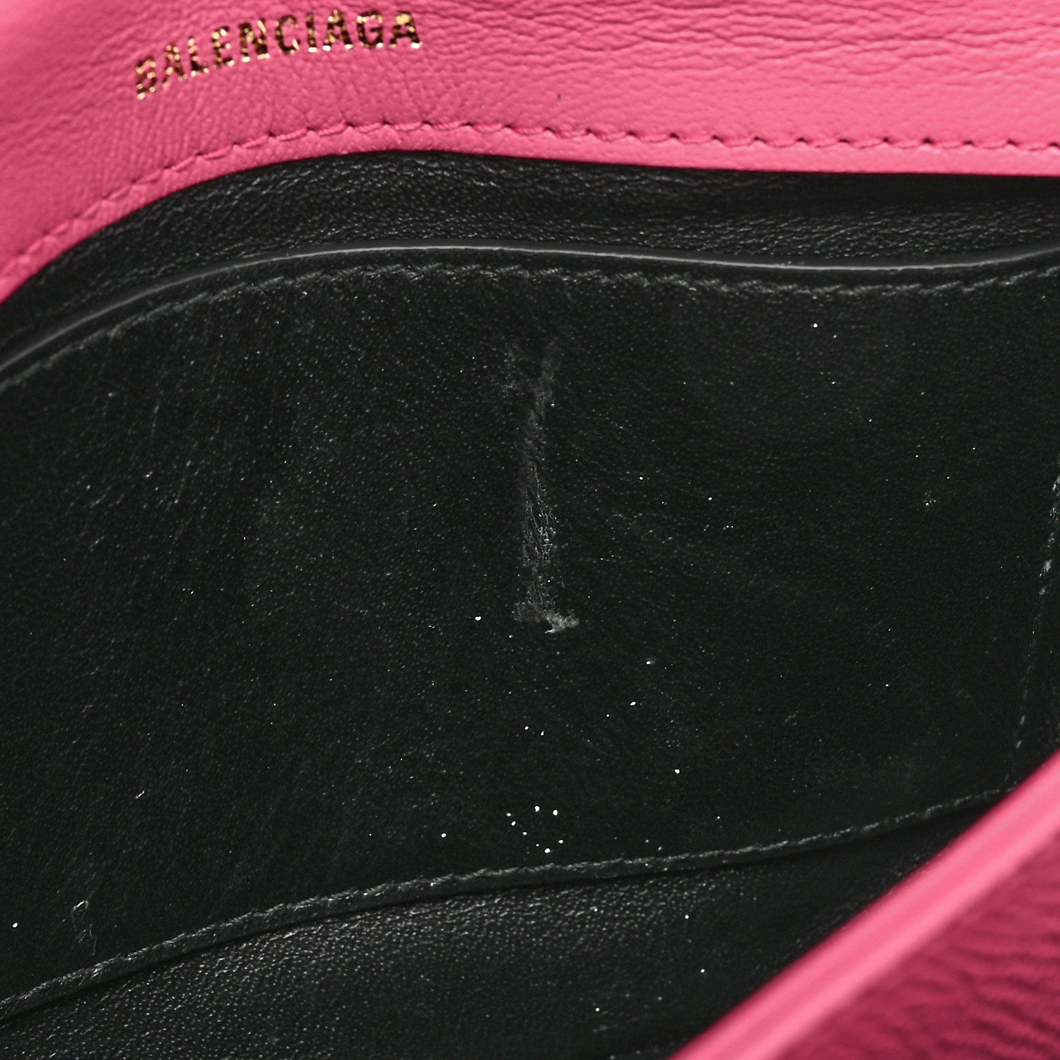 Balenciaga Signature Grained Calfskin Logo Print Ville Day Bag XS Rose Bubblegum Black 11 of 14