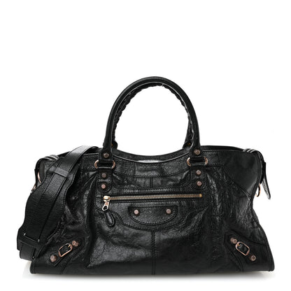 Balenciaga Agneau Giant 21 Rose Gold  Hardware Part Time Black 1 of 11