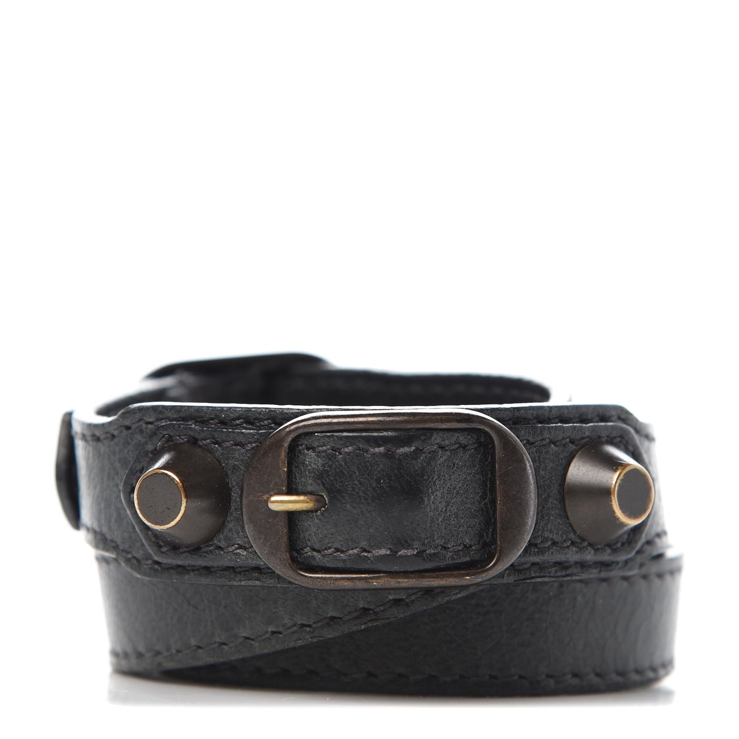 Agneau Triple Tour M Bracelet Nuit Fonce