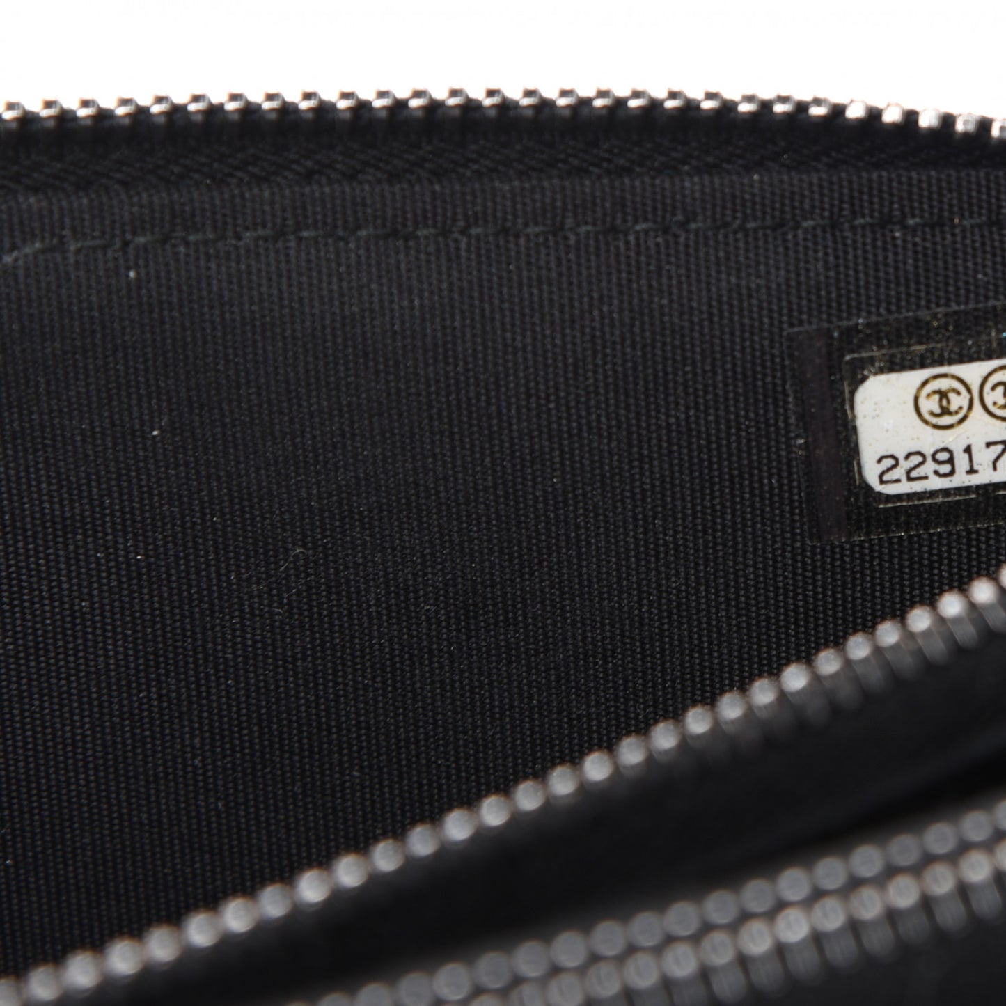 Calfskin Quilted Small Boy Clutch With Chain Black