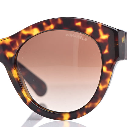 Chanel Acetate Butterfly Sunglasses 5371 Tortoise 5 of 6