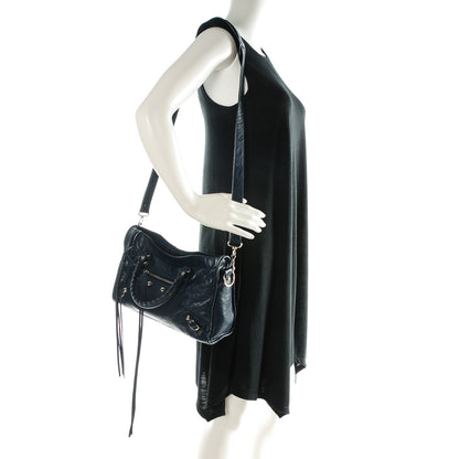 Balenciaga Agneau Classic Silver Hardware S City Bleu Obscur 2 of 8