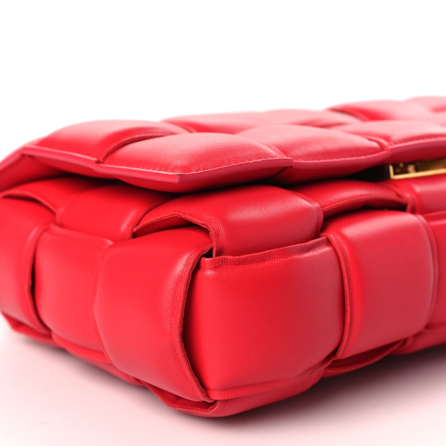 Nappa Maxi Intreccio Padded Cassette Crossbody Bag Firework