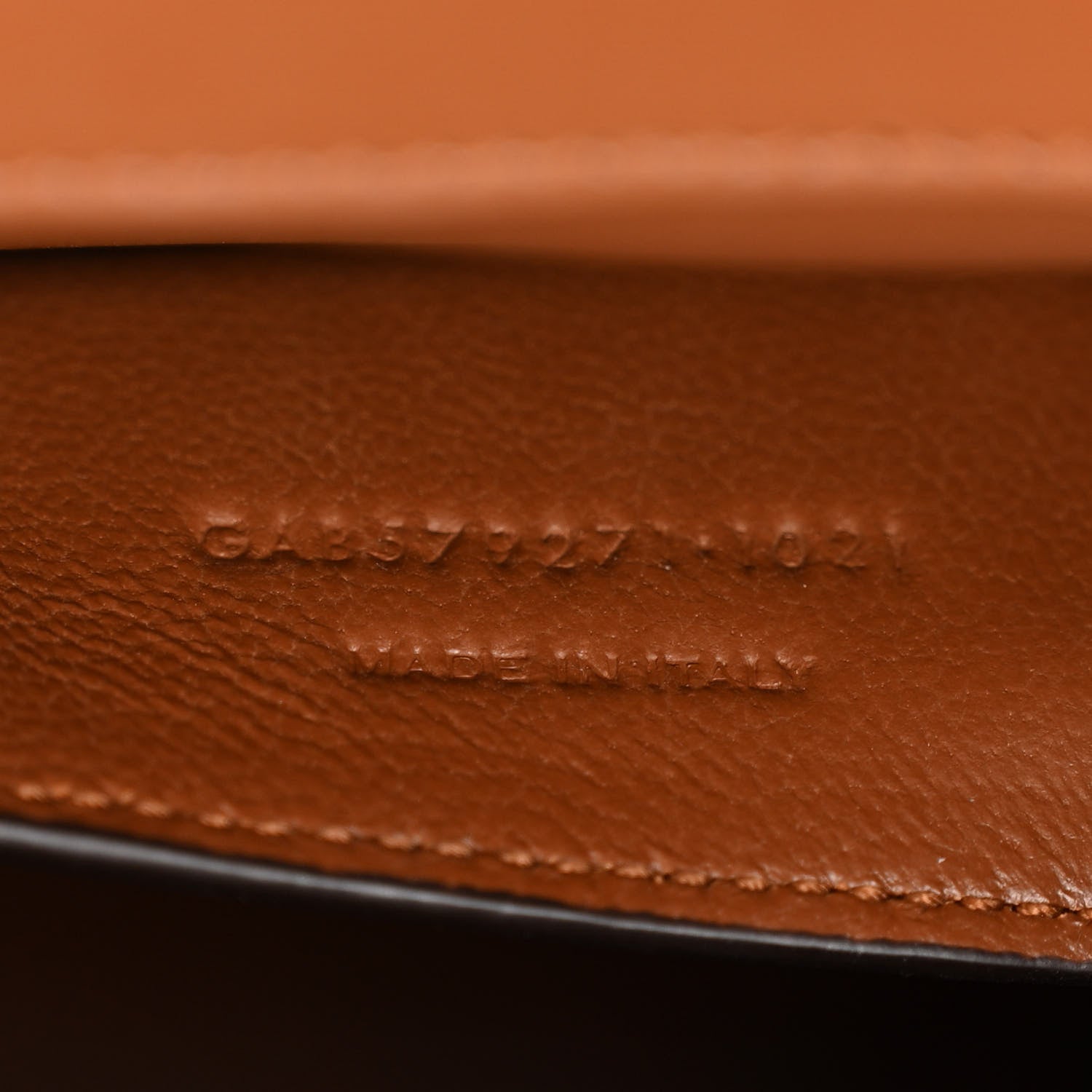 Saint Laurent Smooth Calfskin Small Manhattan Shoulder Bag Cognac 7 of 10