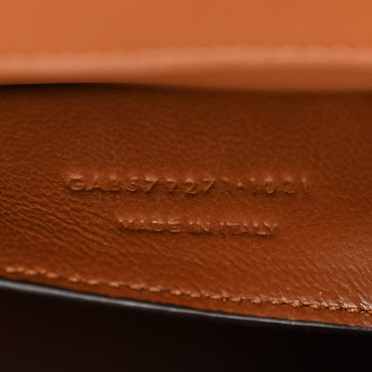 Saint Laurent Smooth Calfskin Small Manhattan Shoulder Bag Cognac 7 of 10