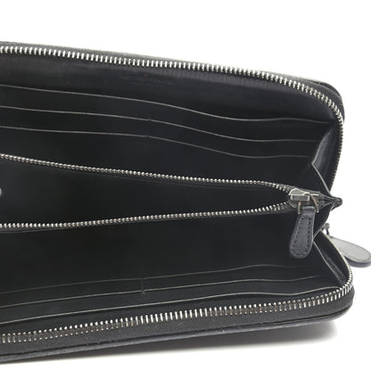 Bottega Veneta Nappa Intrecciato Zip Around Wallet Black 5 of 9