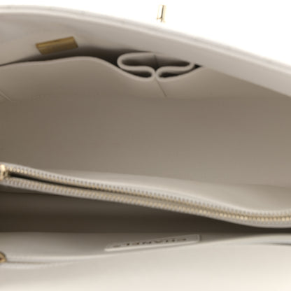 Chanel Caviar Quilted Small Coco Handle Flap White 5 of 12
