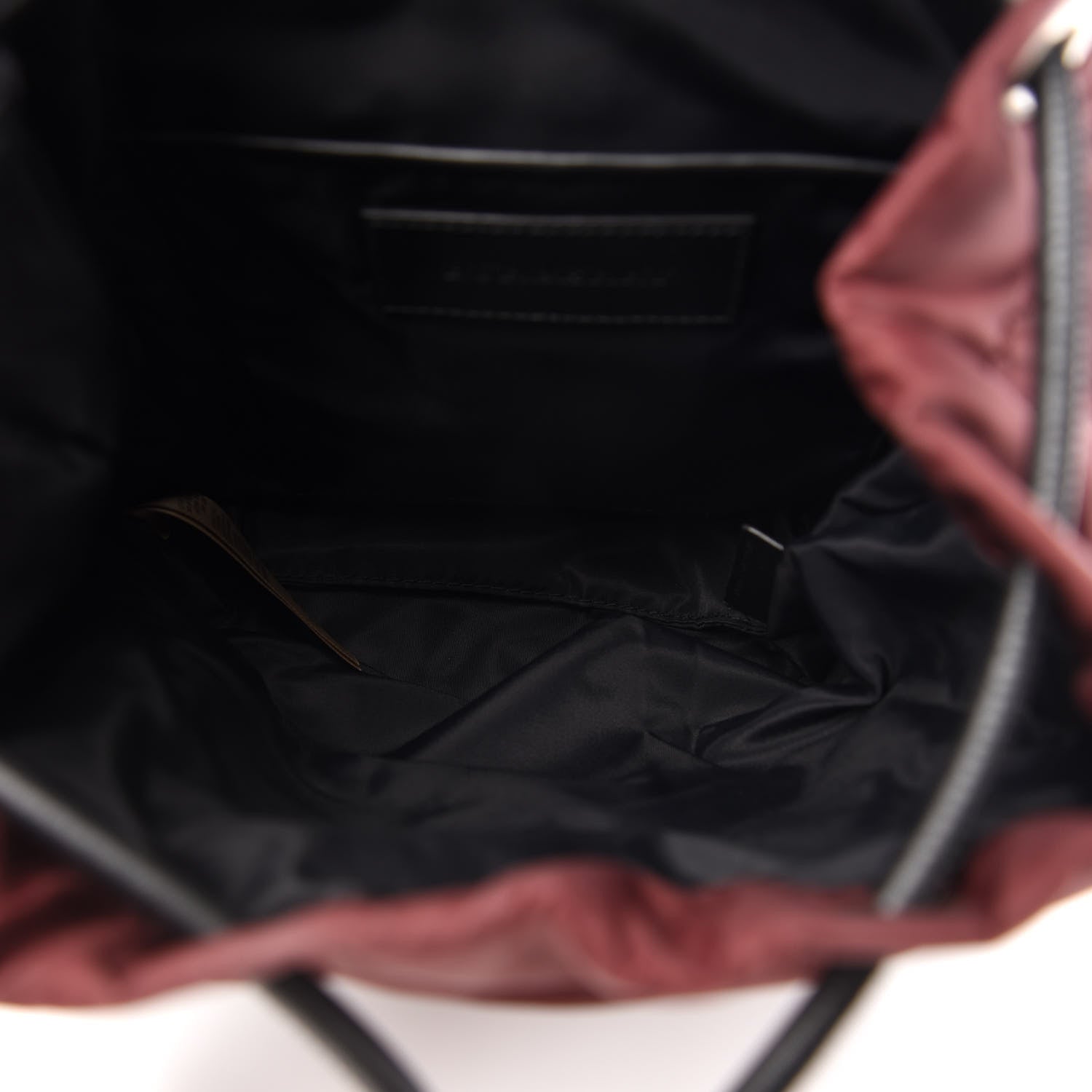 Burberry Nylon Small Rucksack Backpack Burgundy 4 of 10