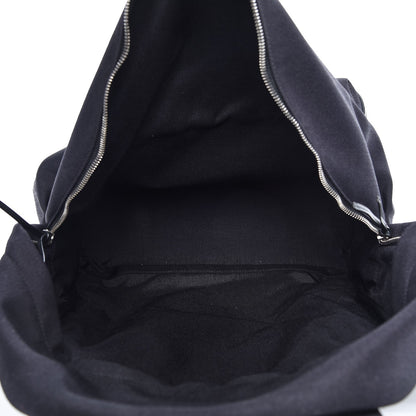 Saint Laurent Canvas City Backpack Black 5 of 12