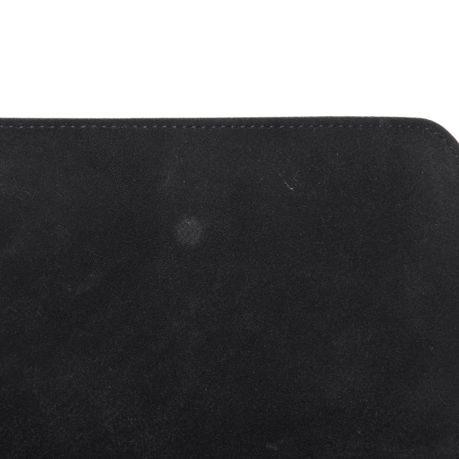 Celine Grained Calfskin Strap Clutch Black 8 of 10