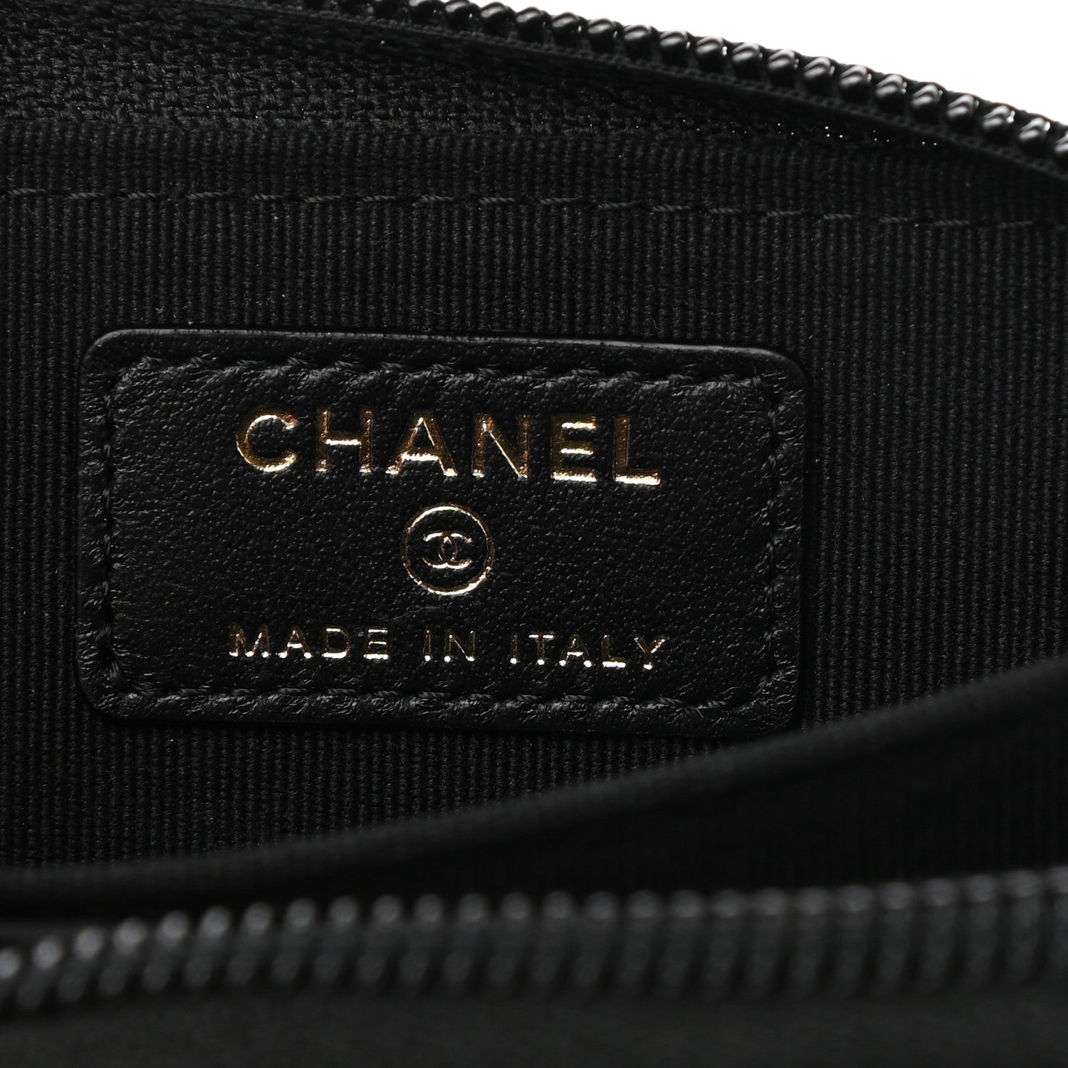 Chanel Caviar Quilted Boy Zip Around Coin Purse Wallet Black 6 of 8