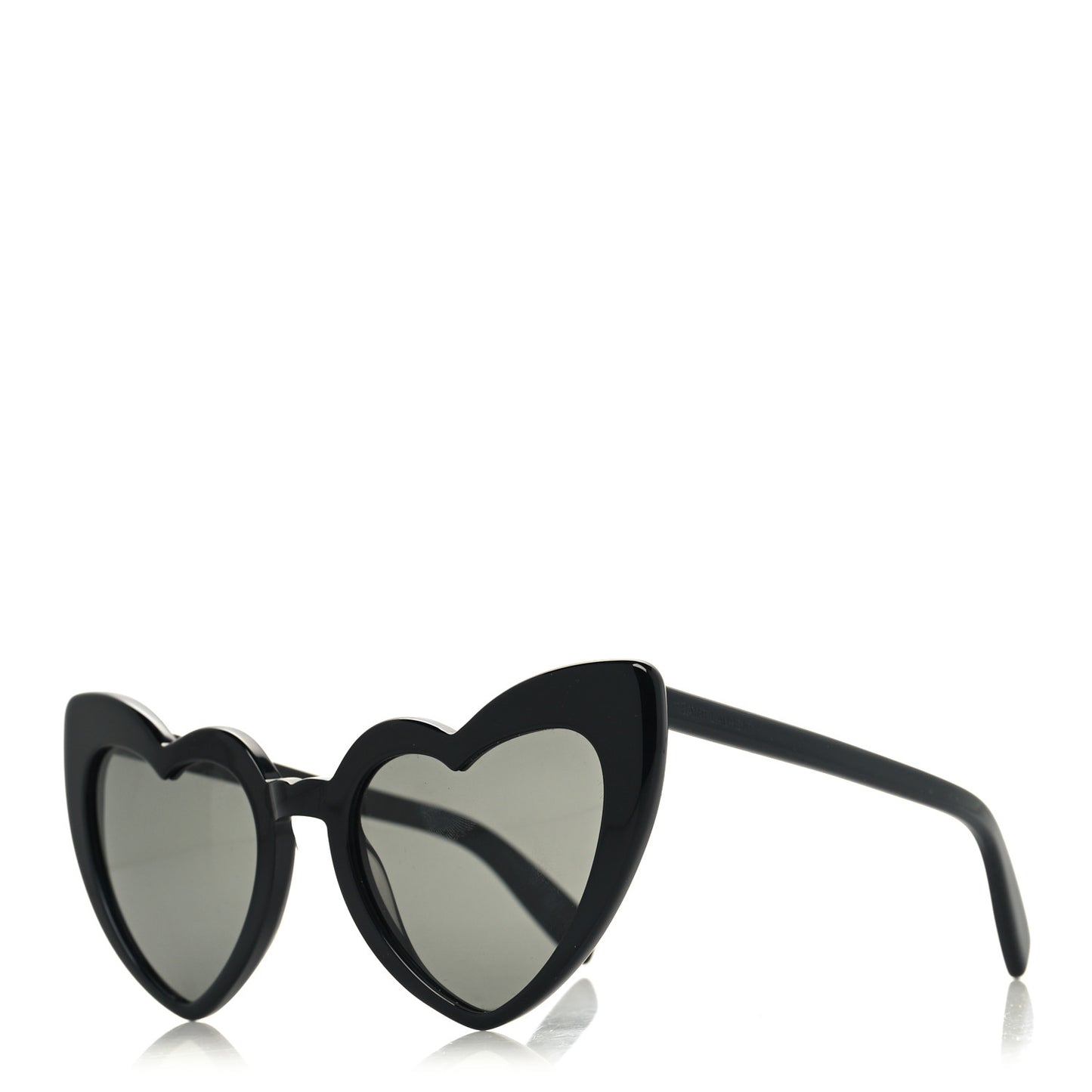 Acetate Heart Frame Loulou SL181 Sunglasses Black