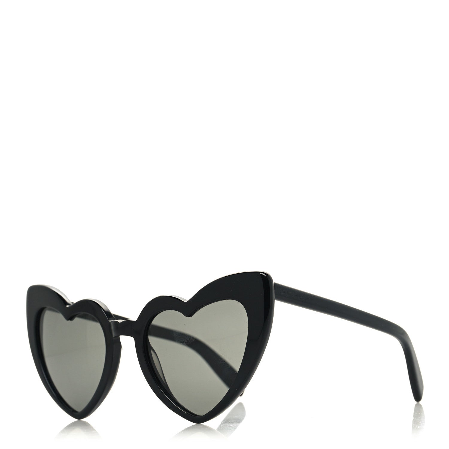 Saint Laurent Acetate Heart Frame Loulou SL181 Sunglasses Black 1 of 7