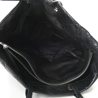 Chanel Glazed Calfskin Large On The Road Tote Black 5 of 12