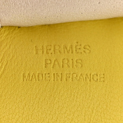 Hermes Milo Lambskin Grigri Rodeo Horse Bag Charm GM Lime Sesame Craie 3 of 5