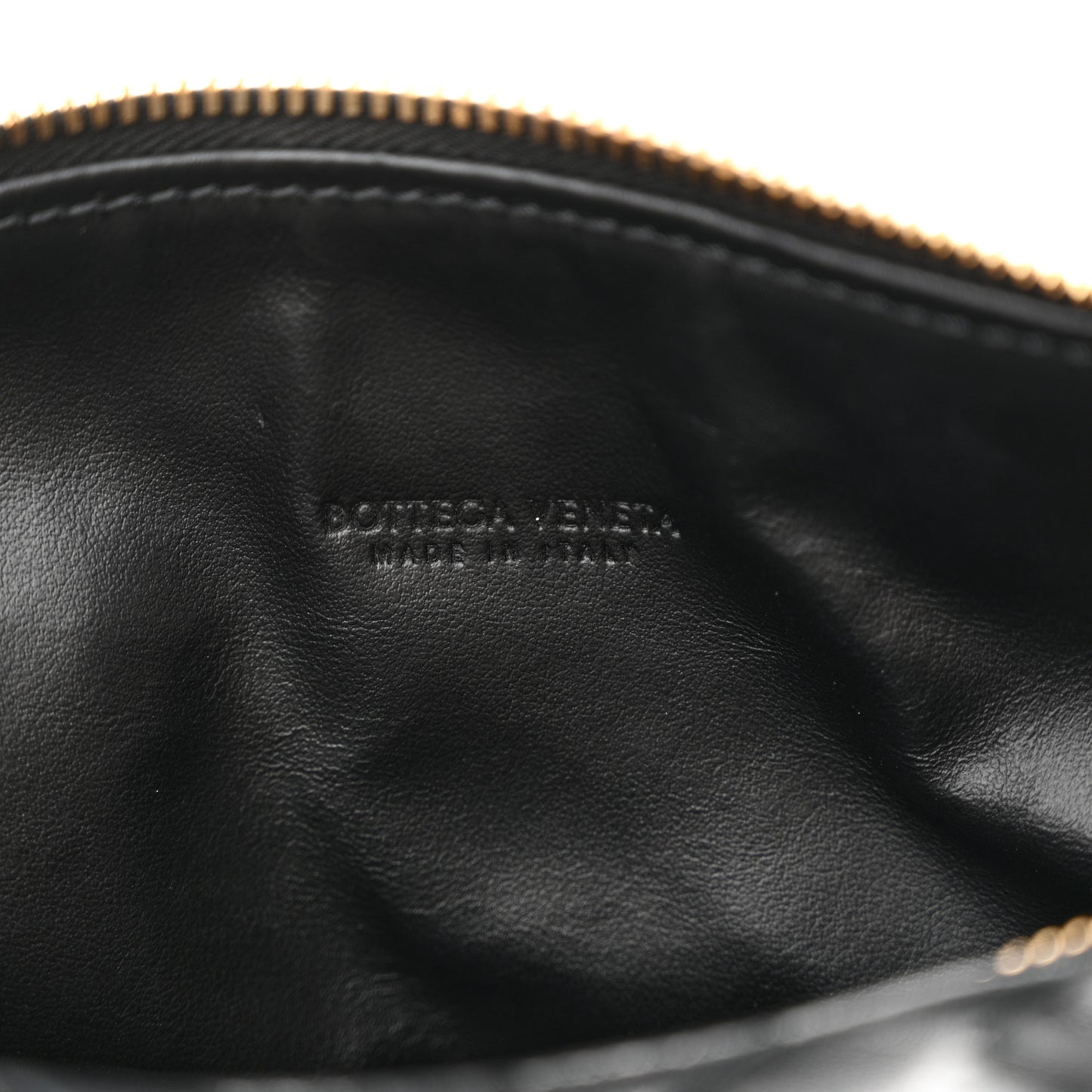 Calfskin Nappa Intrecciato Mini Wallace Black