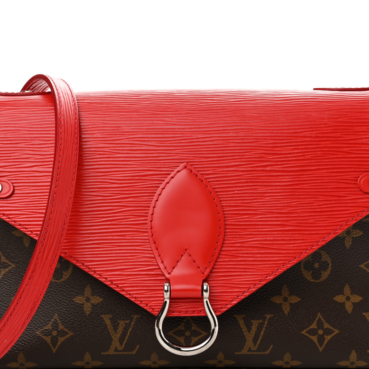 Monogram Epi Saint Michel Coquelicot