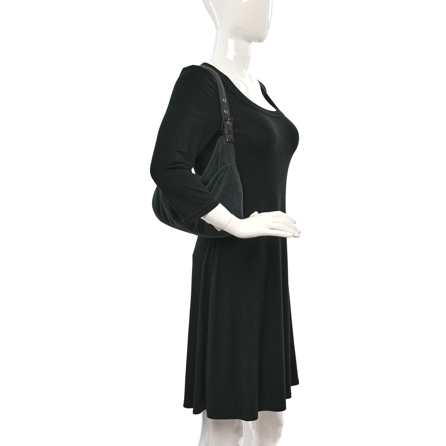 Fendi Jersey Mama Baguette Grey 3 of 11