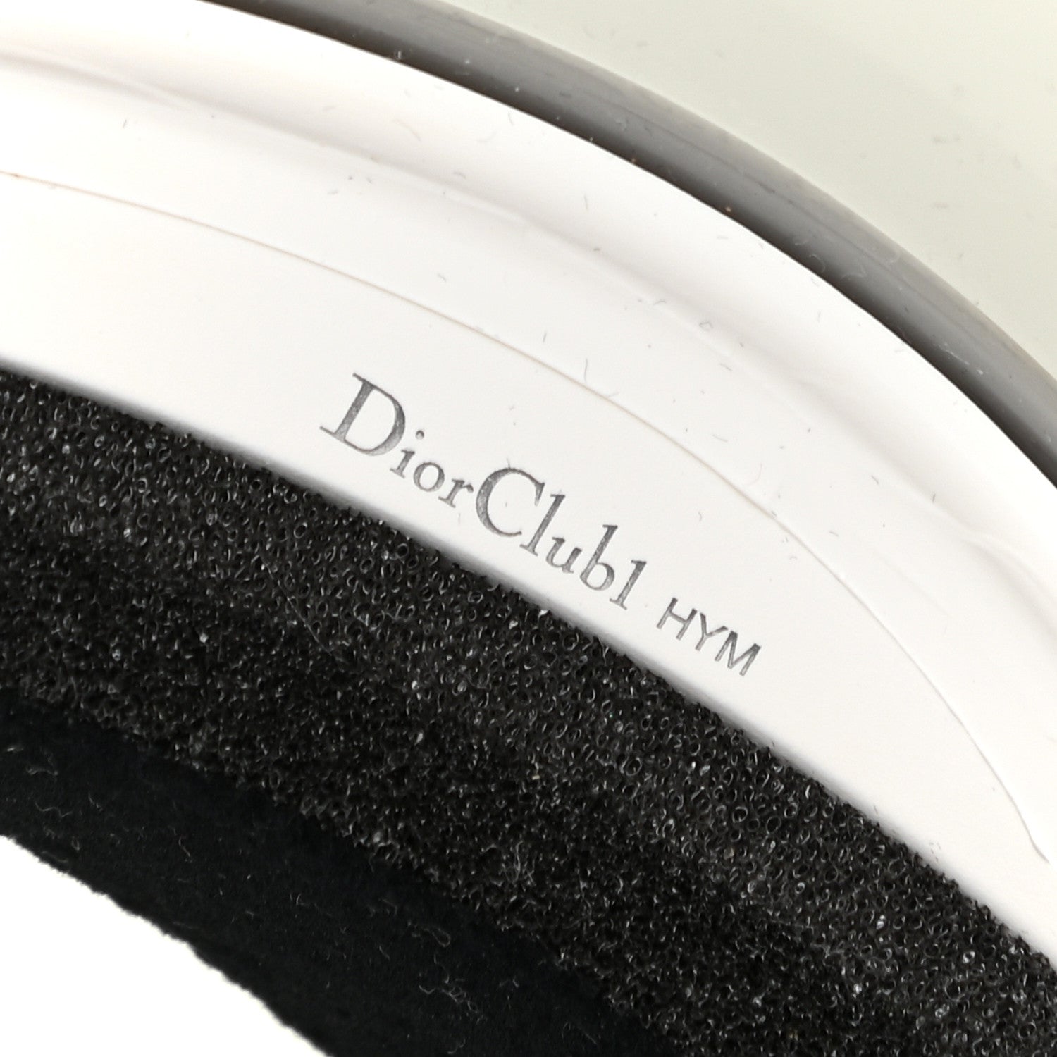 Christian Dior Mirrored DiorClub1 Sun Visor Grey 6 of 7