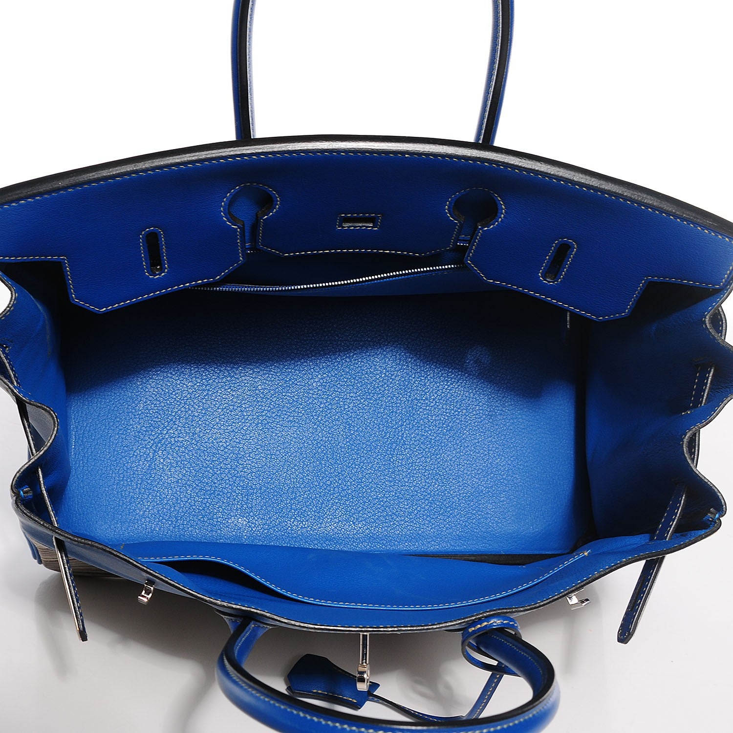 Hermes Swift Vibrato Birkin 35 Bleu Roi 6 of 25