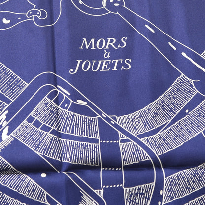 Hermes Silk Mors A Jouets Chemise Scarf 90 3 of 6