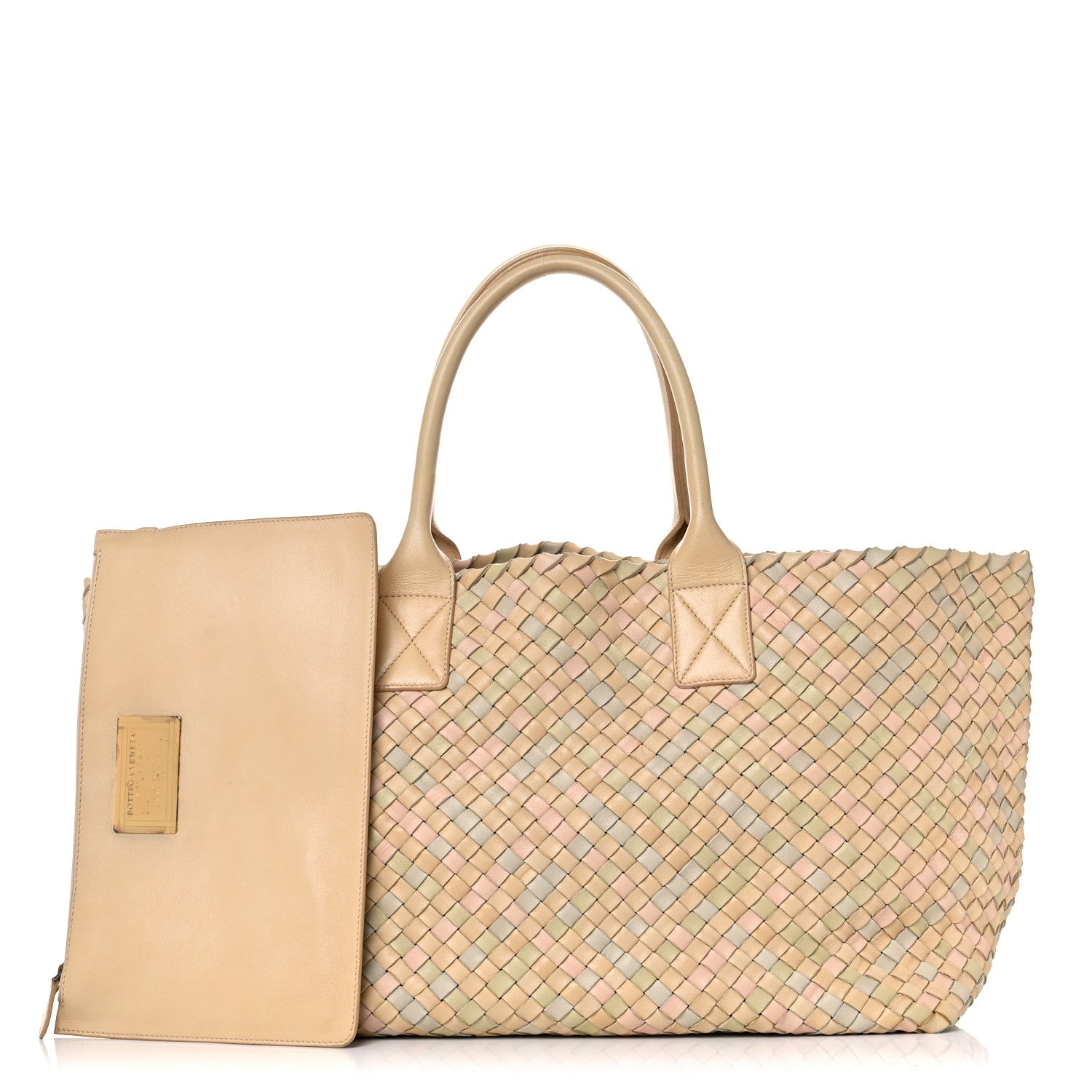 Bottega Veneta Nappa Intrecciato Medium Cabat Multicolor 1 of 27