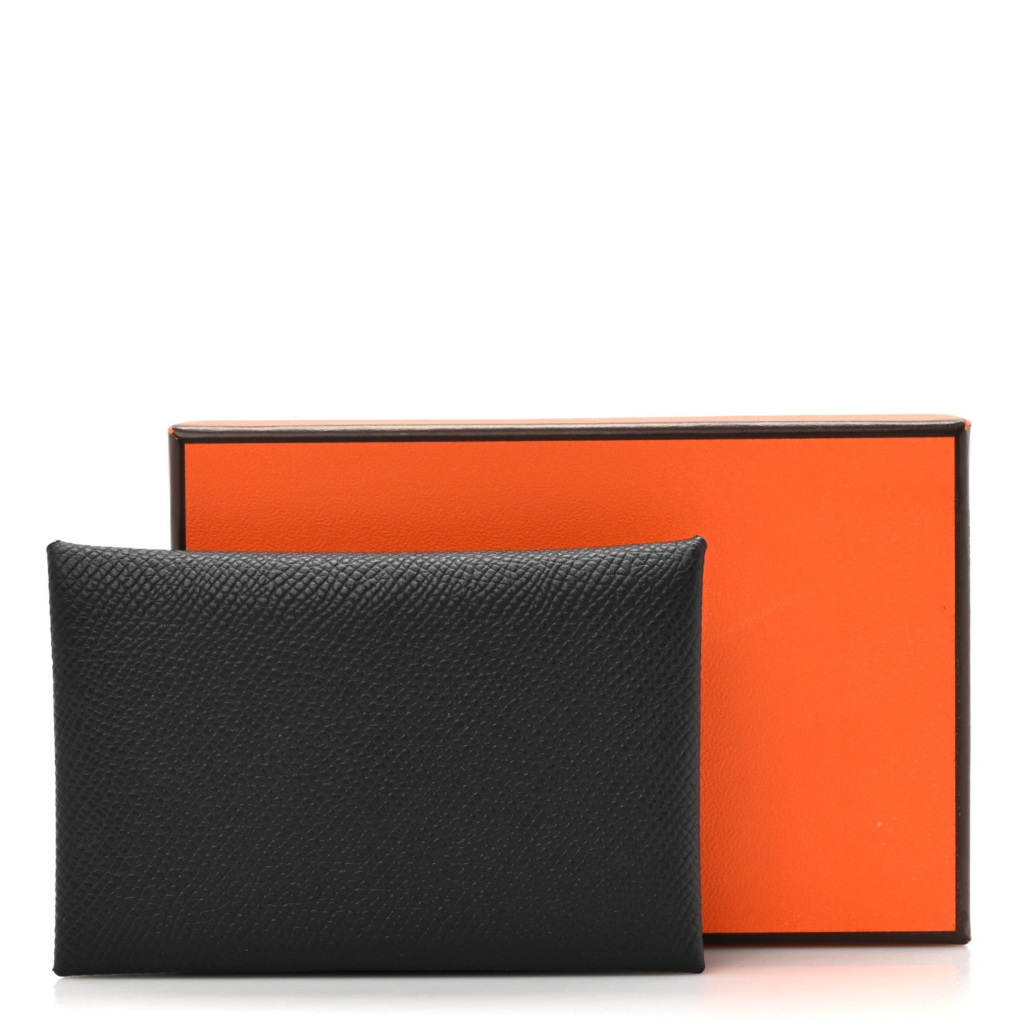 Hermes Epsom Calvi Card Case Black 8 of 8