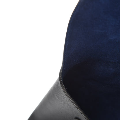 Celine Smooth Calfskin Large Bi-Color Tie Knot Tote Black Navy 13 of 20