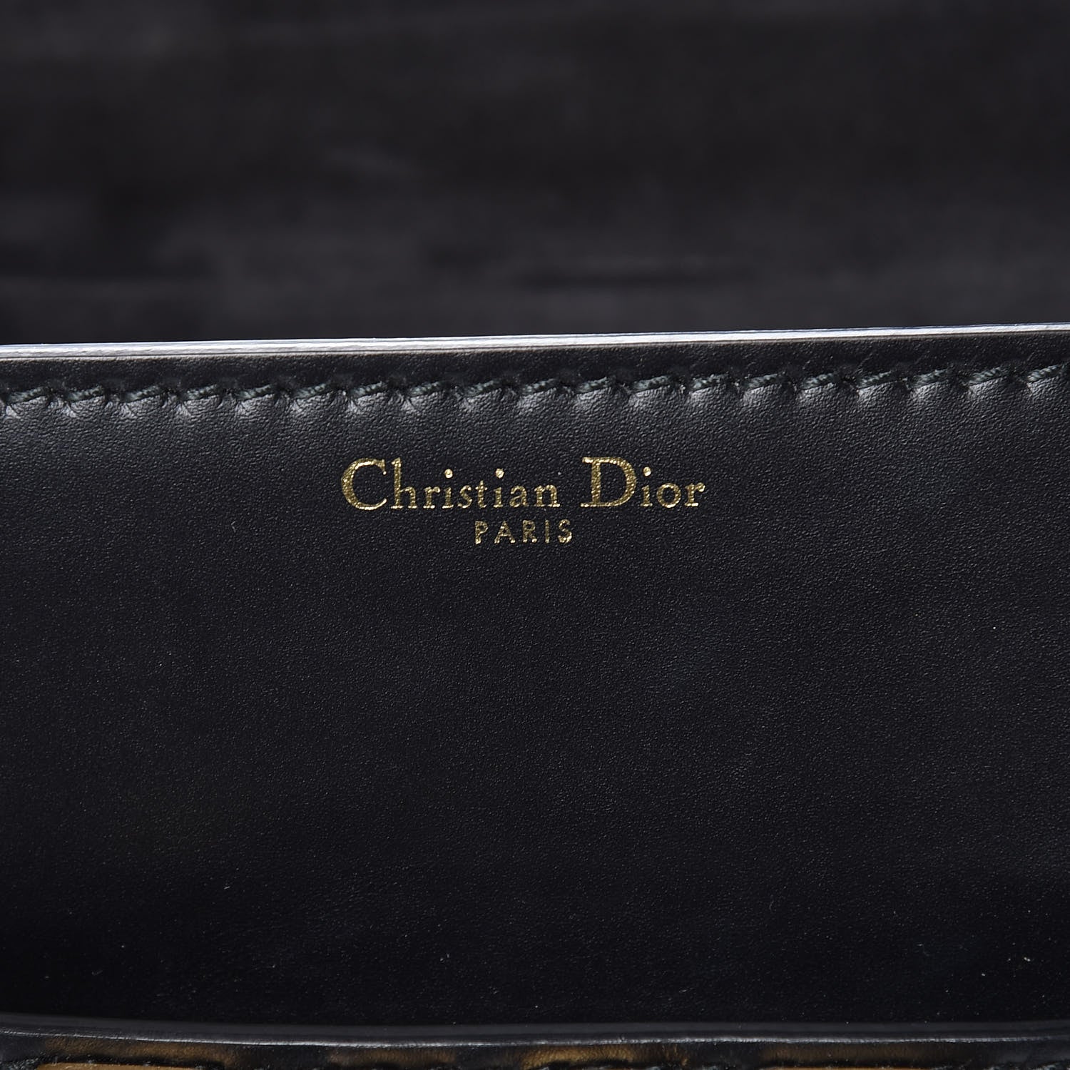 Christian Dior Smooth Calfskin Dio(r)evolution Flap Clutch Black 6 of 11