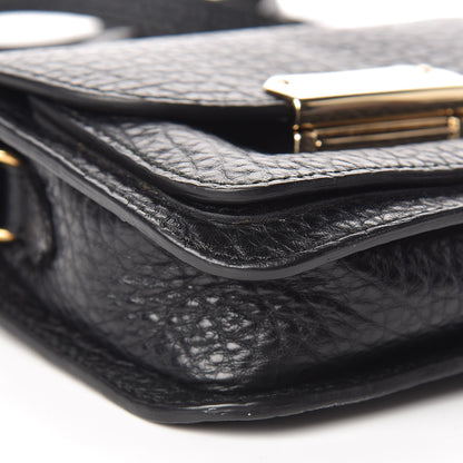 Burberry Grainy Calfskin Heritage Grain Mini Crossbody Bag Black 10 of 12