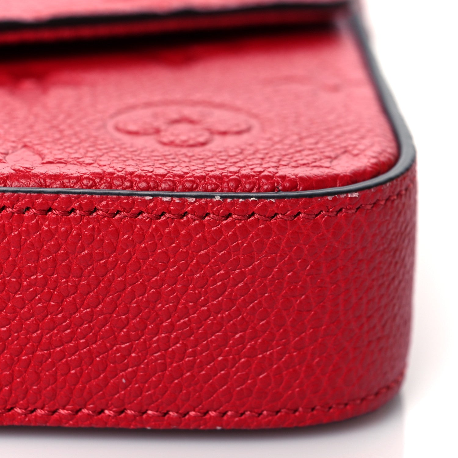 Louis Vuitton Empreinte Pochette Felicie Chain Wallet Scarlet 11 of 12
