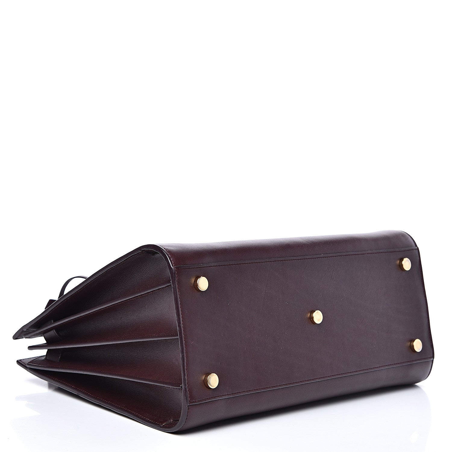 Saint Laurent Calfskin Small Sac De Jour Bordeaux 3 of 14