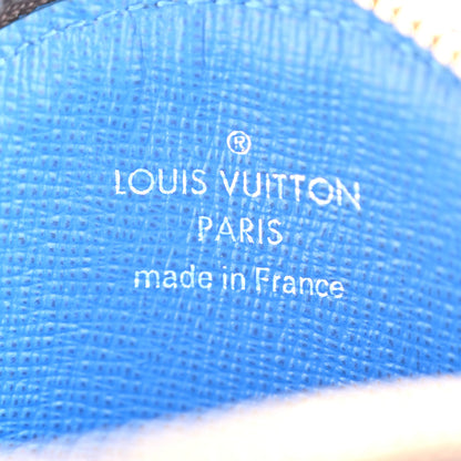Louis Vuitton Monogram 2019 Christmas Animation Round Coin Purse Blue 6 of 8