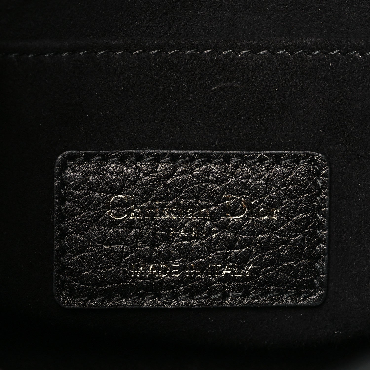Christian Dior Grained Calfskin East West Bobby Bag Black 6 of 11